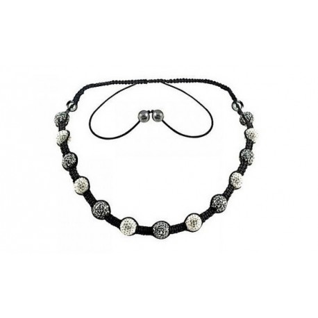 Collier Shamballa hématite couleurs