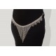 Chaine de taille cascade de strass