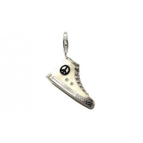 Pendentif charm plaqué argent basket