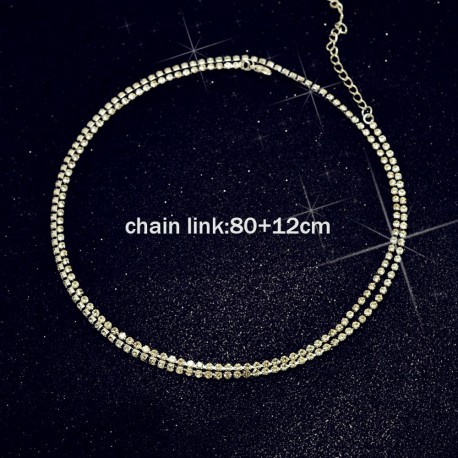 CHAINE DE TAILLE STRASS