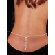 Chaine De Taille En Strass Avec Inscription SEXY En Bas Du Dos
