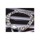 Bracelet Gourmette plaqué argent 20 cm