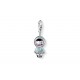 Pendentif charm plaqué argent esquimau