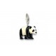 Pendentif charm plaqué argent panda