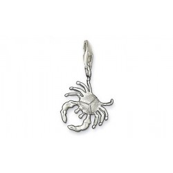 Pendentif charm plaqué argent cancer