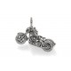 Pendentif Charm Plaqué Argent Moto