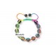 Bracelet Shamballa multicolore
