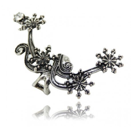 Boucle d'oreille vintage tour CZ