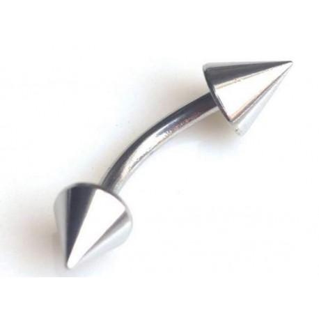 PIERCING SOURCIL ACIER INOXYDABLE CONE