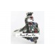 Bague Fantaisie Paon T54